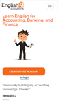 Mobile Screenshot of english4accounting.com
